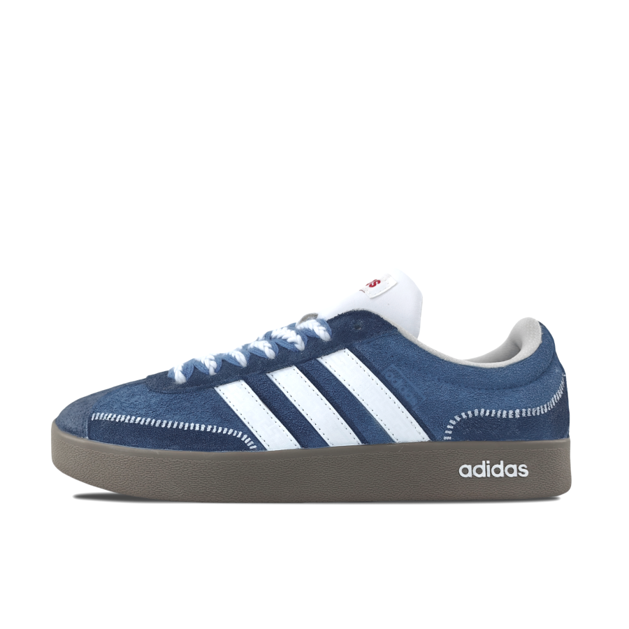 Adidas Adidas VL COURT 2.0 Abrasion Resistant Abrasion Resistant Low top Skateboard Shoes Blue
