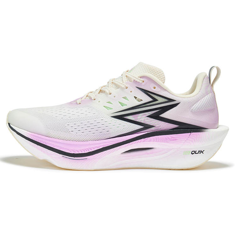 361° Flame 3 ET Low top Marathon Racing Running Shoes Unisex Purple Green Mismatched