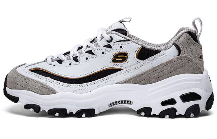 Skechers D'Lites Suede Cushioning Abrasion Resistant Height Increasing Cushioning Abrasion Resistant Height Increasing