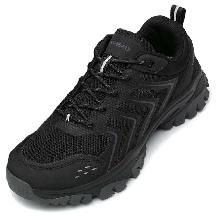 TOREAD Cushioning Slip Resistant Low top Outdoor Shoes Men's Black