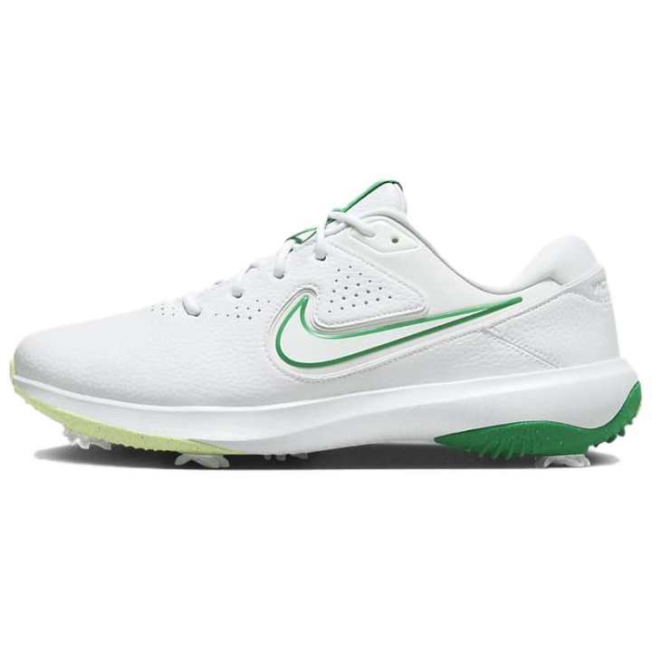 Nike Nike Victory Pro 3 Comfortable Slip Resistant Slip Resistant Golf Shoes Men's White Green