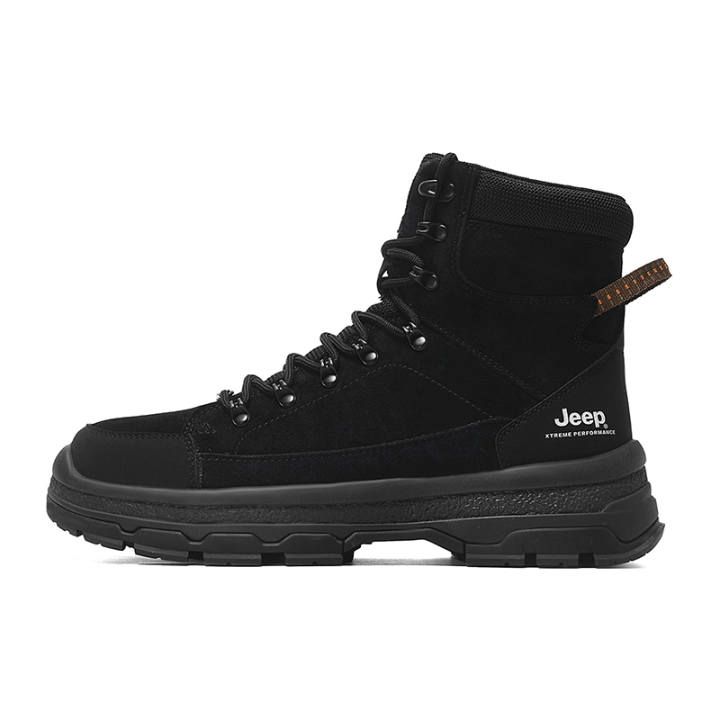 Jeep Jeep High top Outdoor Shoes Men's Black