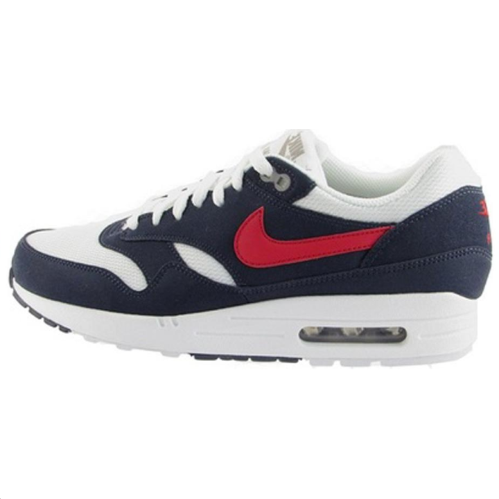 Nike Nike Air Max 1 Low top Casual Running Shoes Men's White Blue