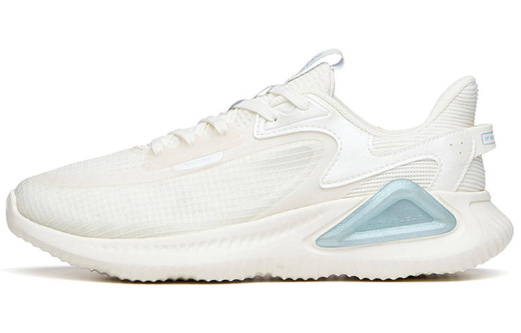 Anta Breathable, Supportive, Balanced, Impact Resistant, Lightweight Low top Running Shoes Women's Ivory White