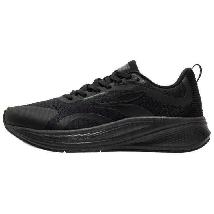 361° Slip Resistant Abrasion Resistant Low top Running Shoes Men's Black