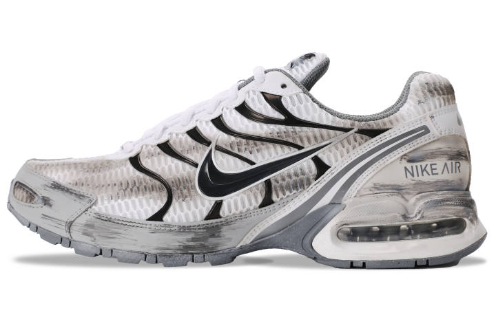 Nike Nike Air Max Torch 4 Mesh Cushioning Slip Resistant Cushioning Slip Resistant Low top Running Shoes Unisex Light Gray