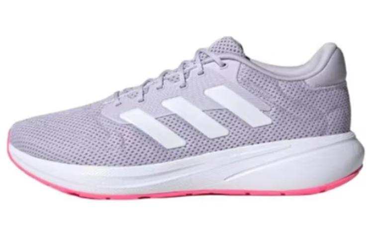 Adidas Adidas Response Abrasion Resistant Breathable Abrasion Resistant Breathable Low top Running Shoes Unisex Purple White