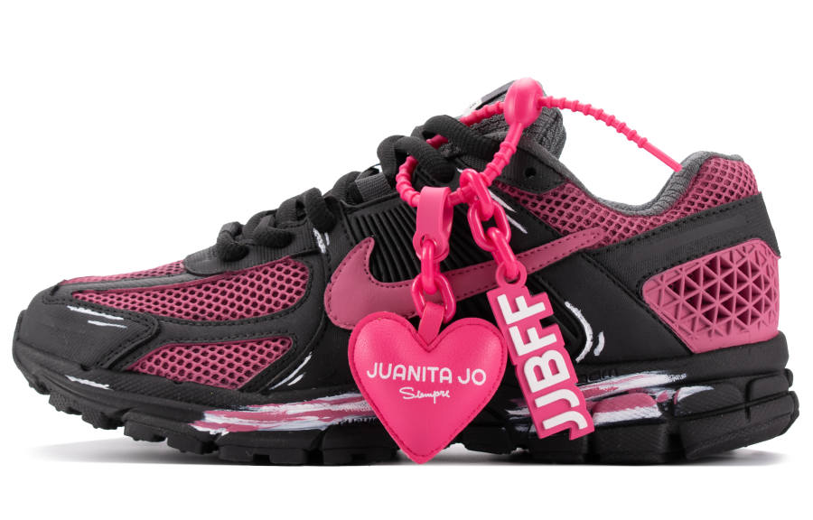 Nike Nike Zoom Vomero 5 Low top Casual Running Shoes Unisex Black Pink