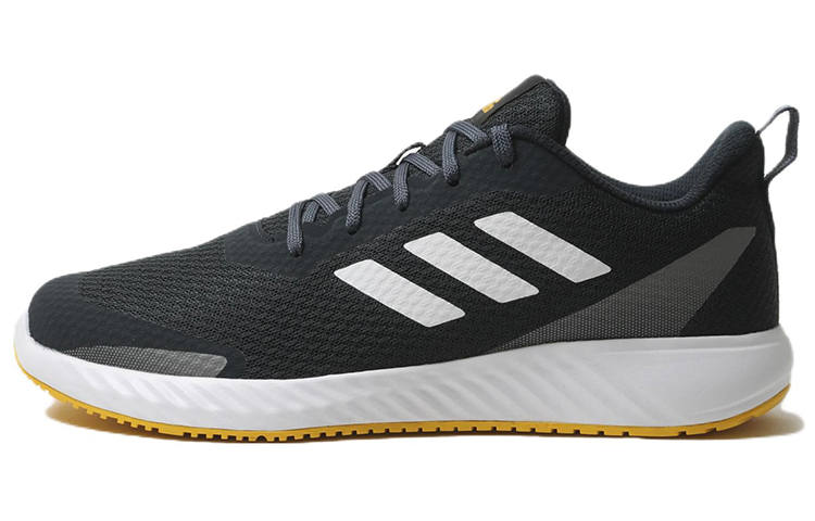 Adidas Adidas Adi Trend Fabric Abrasion Resistant Breathable Low top Running Shoes Men's Gray Blue