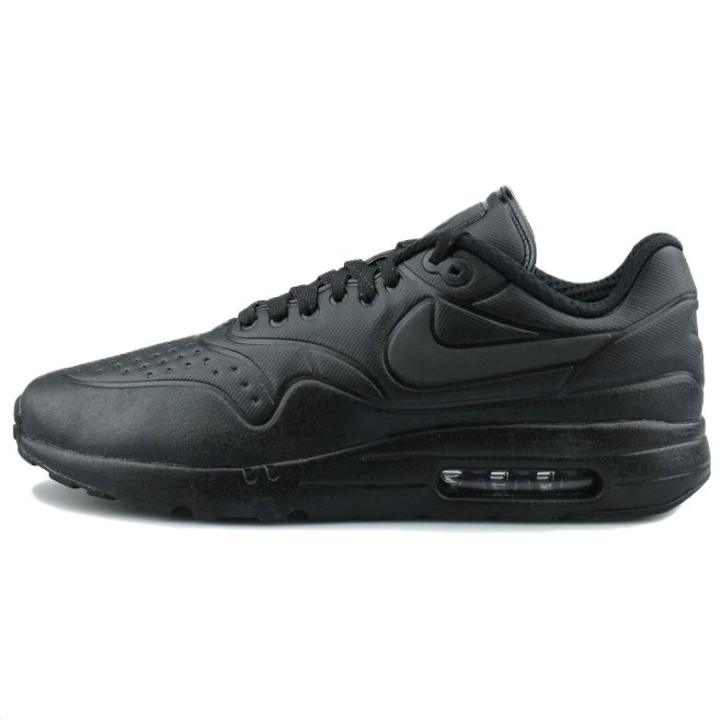 Nike Nike Air Max 1 Abrasion Resistant Low top Casual Running Shoes Men's Black