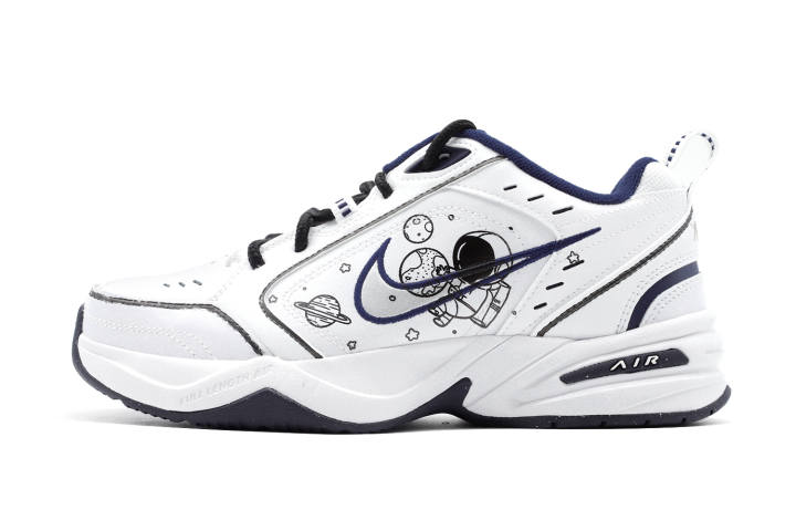 Nike Nike Air Monarch 4 Chunky Sneakers Unisex Low Top White/Blue