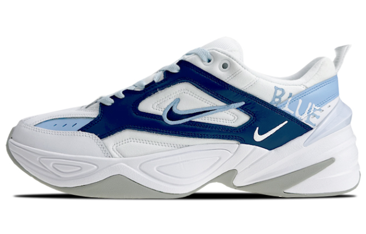 Nike Nike M2K Tekno White Low top Chunky Sneakers Unisex White Blue