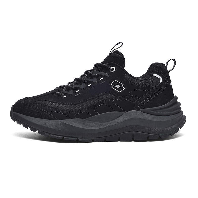 LOTTO Textile, Synthetic Leather Cushioning Slip Resistant Abrasion Resistant Low top Chunky Sneakers Men's