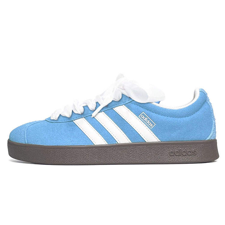 Adidas Adidas VL COURT 2.0 Abrasion Resistant Low top Skateboard Shoes Unisex Blue White