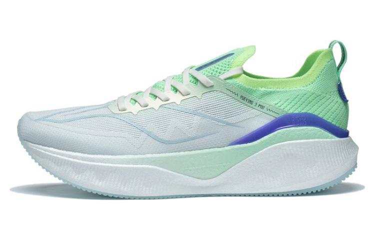 Li-Ning Li Ning YueYing 3.0 Pro Textile, TPU Cushioning Slip Resistant Low top Marathon Running Shoes Unisex White Cyan