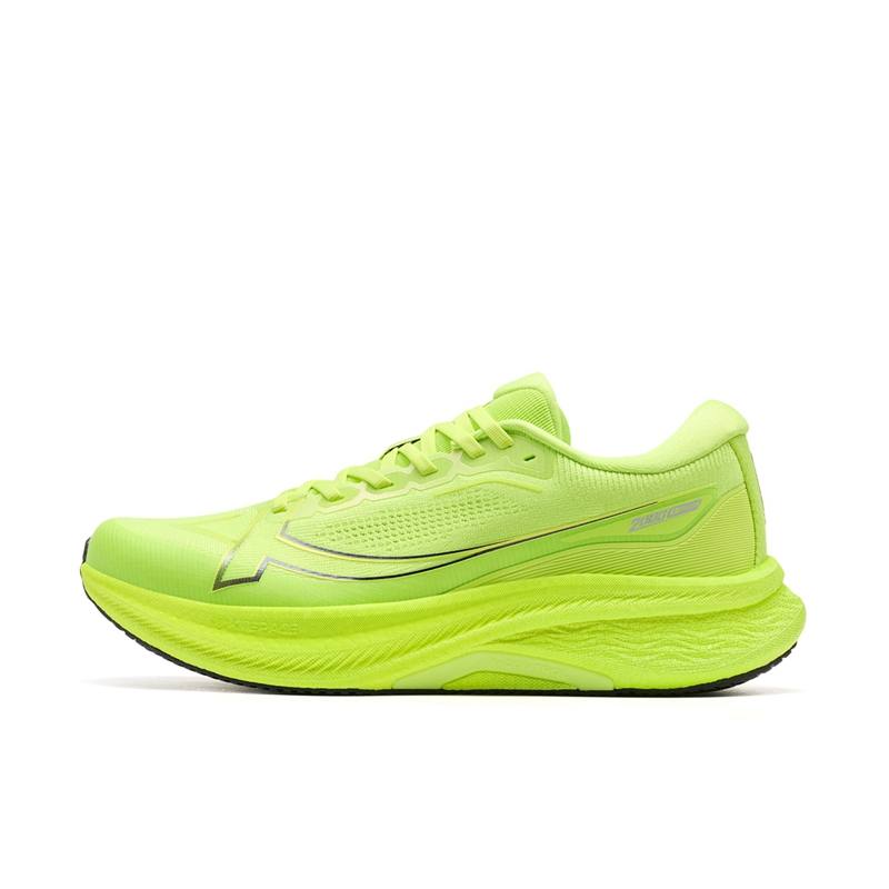XTEP 2000km PLUS Low top Training Sprint Running Shoes Men's Electric Pink Green