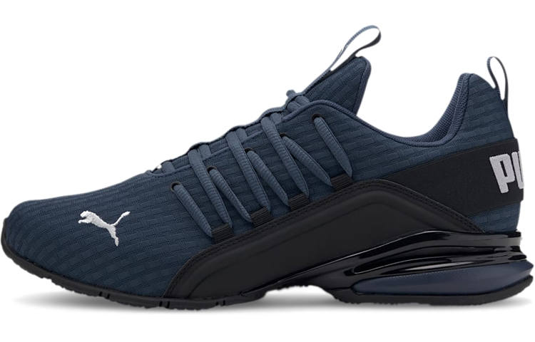 PUMA Axelion Cushioning Abrasion Resistant Cushioning, Wear Resistant Low top Running Shoes Men's Dark Blue