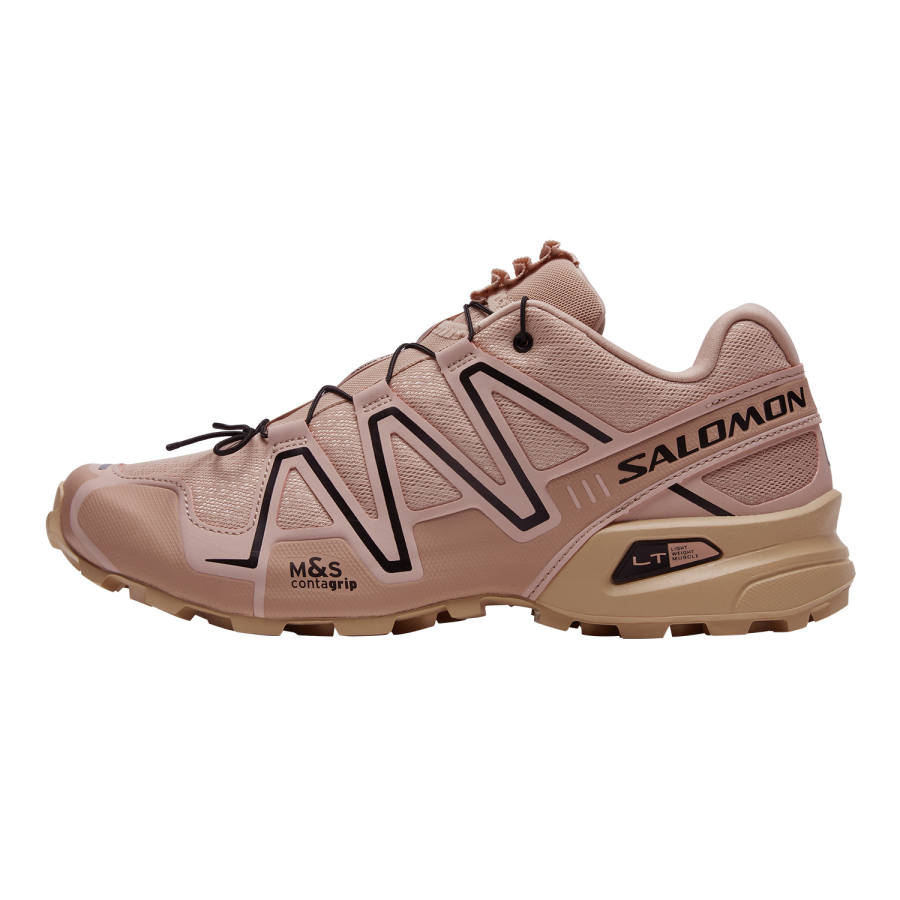 SALOMON Speedcross 3 Running Shoes Unisex Low Top Mahogany Rose Red/Black/Light Umber