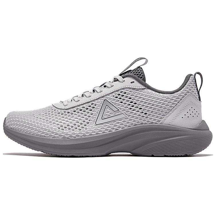 PEAK Slip Resistant Abrasion Resistant Coverage Low top Casual Running Shoes Men's Smoke Gray