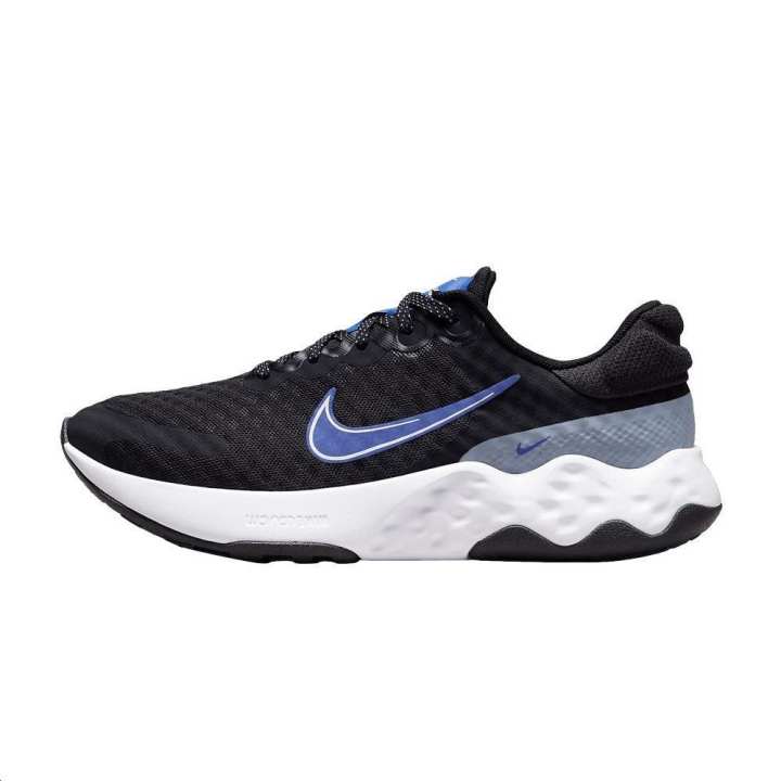 Nike Nike Renew Ride 3 Comfortable Cushioning, Wear Resistant Running Shoes Unisex Blue Black White