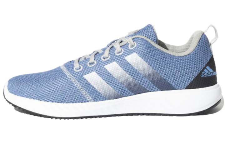 Adidas Adidas Herlz Comfortable Abrasion Resistant Breathable Low top Running Shoes Men's Light Blue
