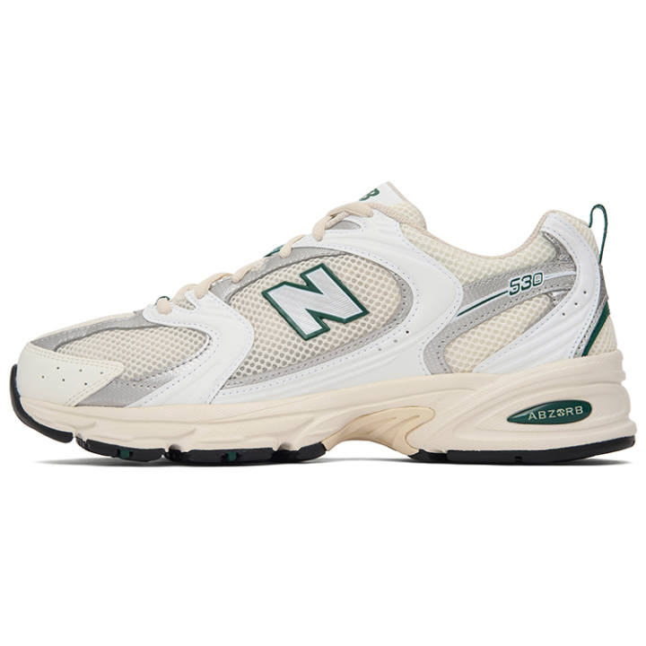 New Balance New Balance NB 530 Textile, Artificial Leather Low top Casual City Commuting Running Shoes Unisex White