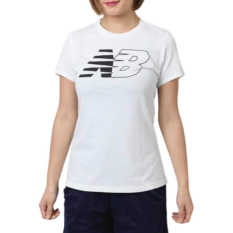 New Balance New Balance T Shirts Women's White Crew Neck