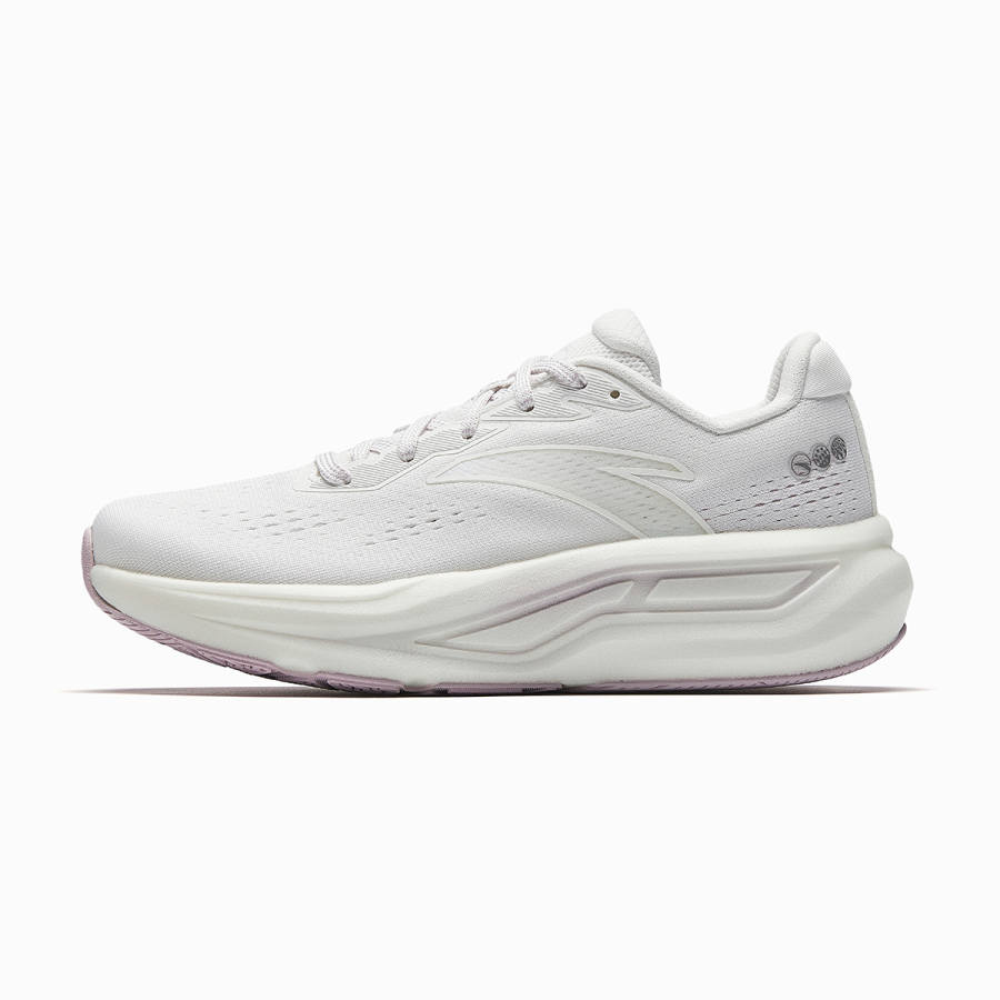 ANTA Innovation Run 6 Running Shoes Women's Low Top Papyrus White/Healing Powder 2