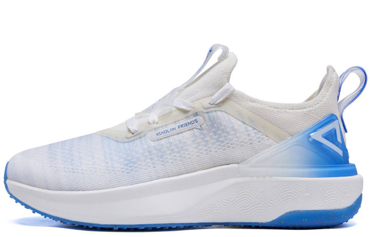 PEAK PEAK State Pole 4.0 Running Shoes Men's Low Top White/Beige/Blue