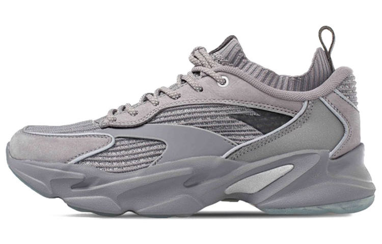 ANTA Kiks x Anta Comfortable Abrasion Resistant Breathable Low top Running Shoes Men's Gray