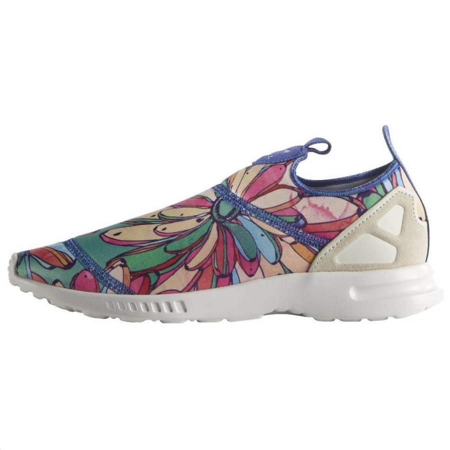 Adidas Originals ZX Flu Slip Resistant Slip Resistant Low top Casual Running Shoes Unisex Pink