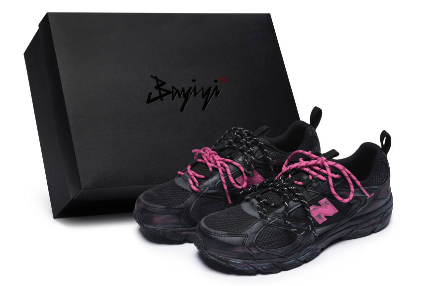 New Balance New Balance 408 Slip Resistant Slip Resistant Low top Running Shoes Unisex Black Pink
