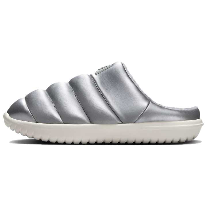 Nike Nike Abrasion Resistant Slip Resistant Closed Toe Slippers Women's Silver