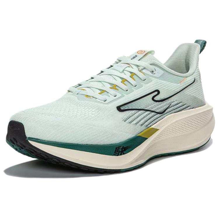 Erke Cushioning Lightweight Abrasion Resistant Low top Training Sprint Running Shoes Men's Green