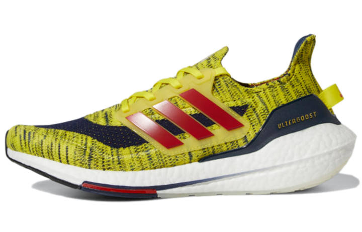 Adidas Adidas UltraBoost 21 'Bright Yellow Navy'