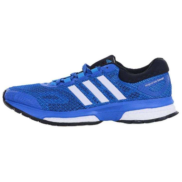 Adidas Adidas Slip Resistant Abrasion Resistant Low top Running Shoes Men's Blue