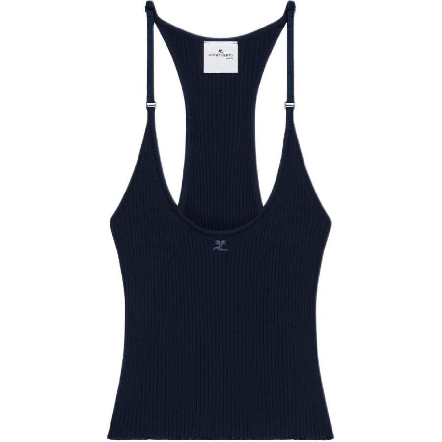 COURREGES Courreges scuba-knit tank top