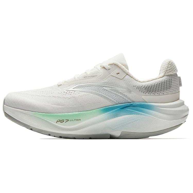 Anta Champion 4 Plus Cushioning Breathable Cushioning Breathable Low top Sprint Running Shoes Men's Ivory White