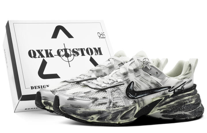 Nike Nike V2K Run Low top Running Shoes Women's Silver White