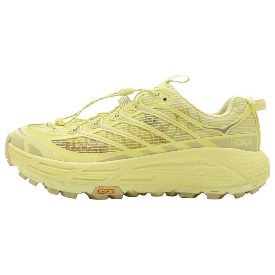HOKA ONE ONE Mafate Three 2 Abrasion Resistant Low top Casual Running Shoes Unisex Yellow