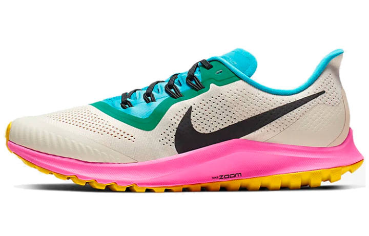 Nike Nike Air Zoom Pegasus 36 Trail Light Orewood Brown Pink Blast Blue Lagoon