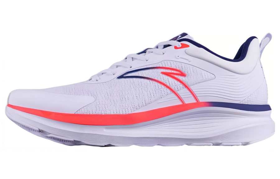Anta Comfortable Abrasion Resistant Abrasion Resistant Low top Running Shoes Men's White Pink Blue