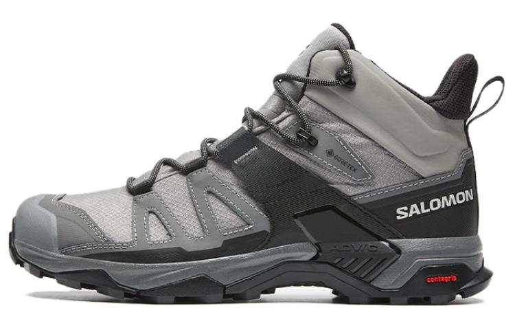 SALOMON X Ultra 4 High top Outdoor Shoes Men's Gray Black