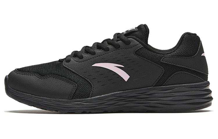 Anta Fabric Low top Running Shoes Women's Black White