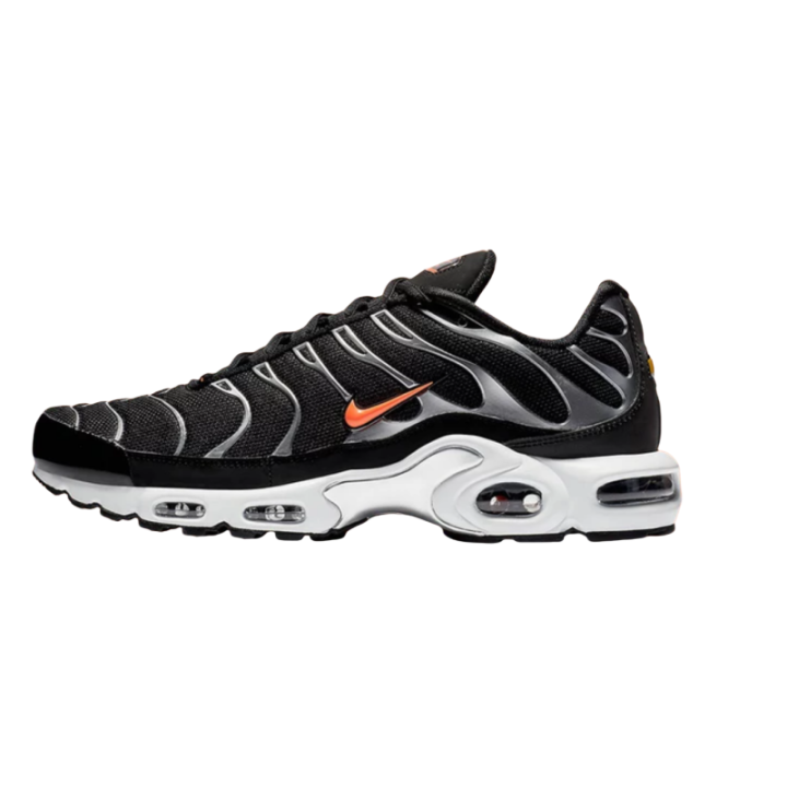 Nike Nike Air Max Plus Low top Casual Running Shoes Unisex Black Orange