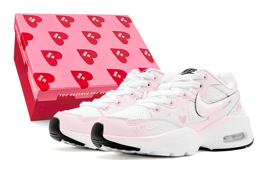 Nike Nike Air Max Fusion Abrasion Resistant Abrasion Resistant Low top Running Shoes Women's Pink White