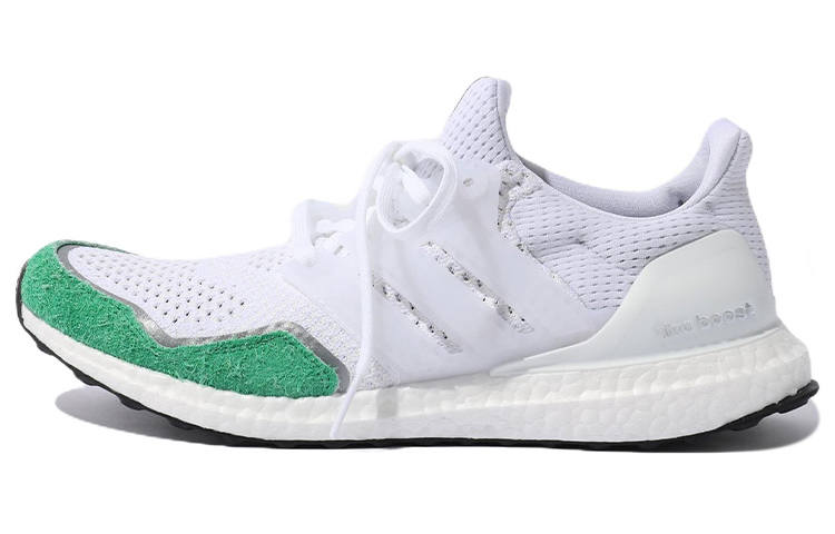 Adidas Adidas Ultraboost 1.0 Fabric Cushioning Low top Running Shoes Unisex White Green
