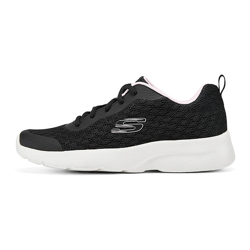 Skechers Dynamight 2.0 Comfortable Breathable Low top Casual Running Shoes Women's Black Pink