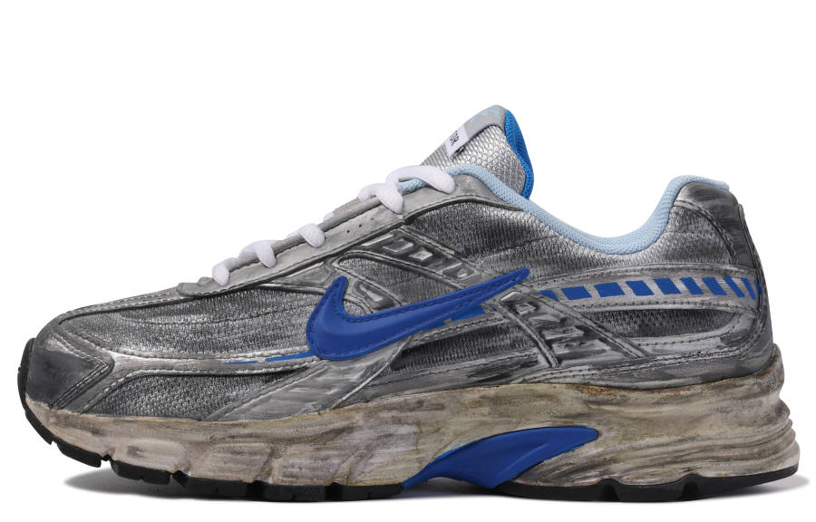 Nike Nike Initiator Fabric Abrasion Resistant Abrasion Resistant Low top Running Shoes Women's Silver Gray Blue