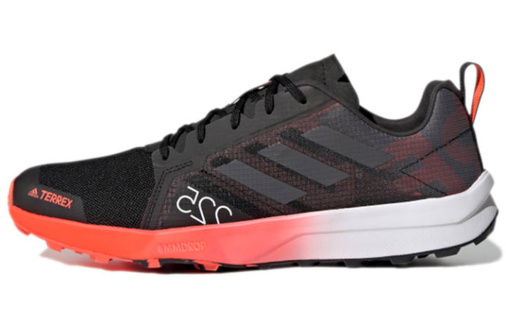 Adidas Adidas Terrex Speed Flow Slip Resistant Abrasion Resistant Low top Running Shoes Men's Black